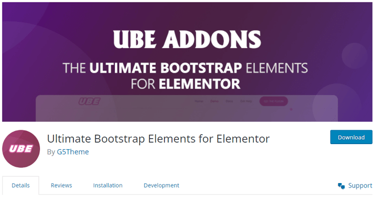 Ultimate Bootstrap Elements for Elementor