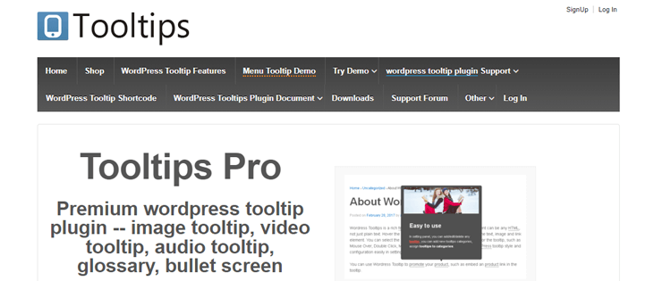 Tooltips Pro