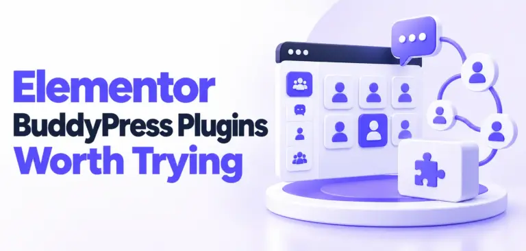 Top Elementor BuddyPress Plugins