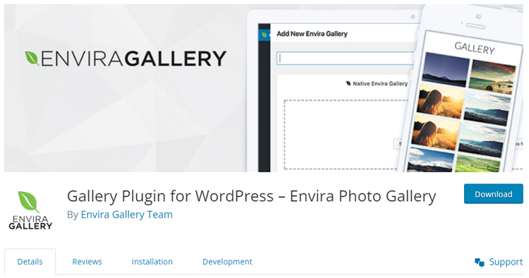 Envira Gallery Plugin for WordPress