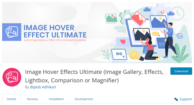 Image Hover Effects Ultimate (Image Gallery, Effects, Lightbox, Comparison or Magnifier)