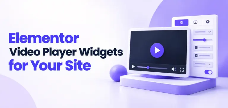 Elementor Video Player Widgets