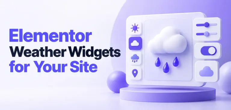 Best Elementor Weather Widgets