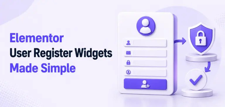 Best Elementor User Register Widgets