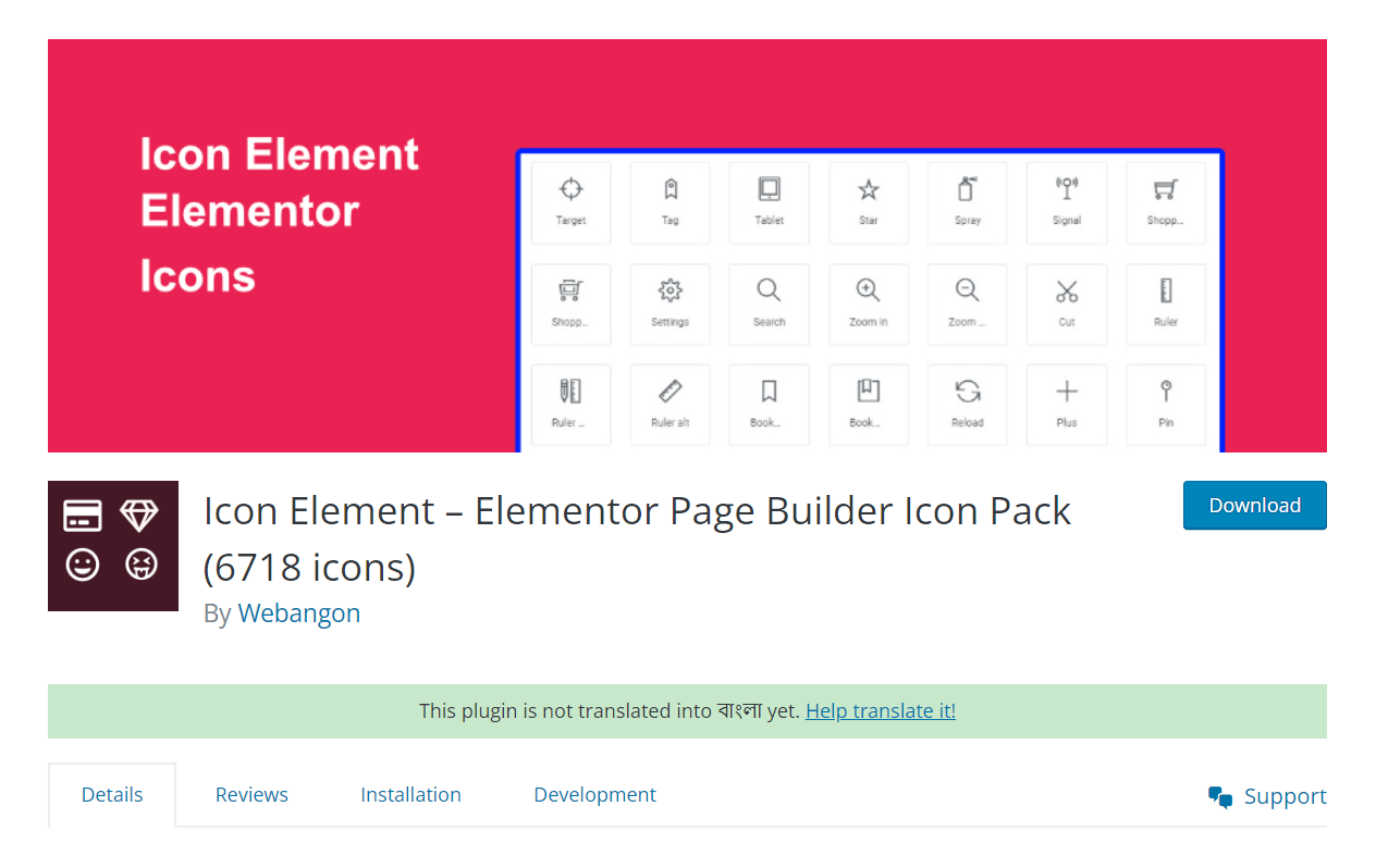 Icon Element – Elementor Page Builder Icon Pack