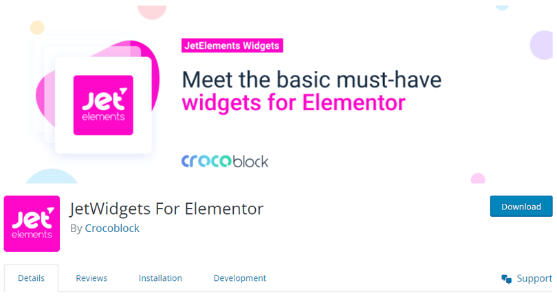 JetWidgets for Elementor