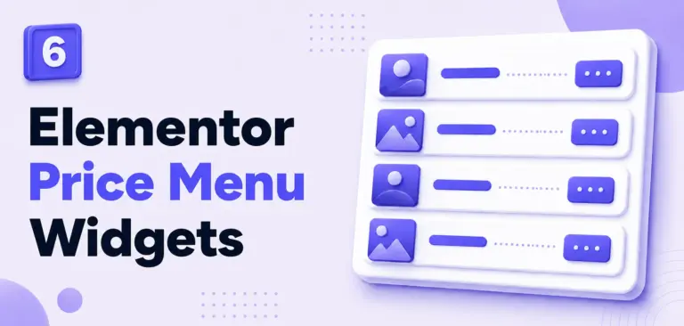 Best 6 Elementor Price Menu Widget
