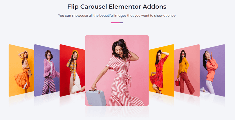 Elementor Flip Carousel Widget