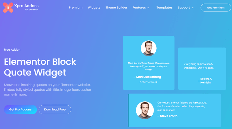 Elementor Block Quote Widget by Wp Xpro