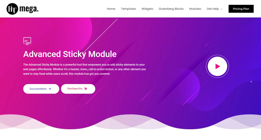 Advanced Sticky Module