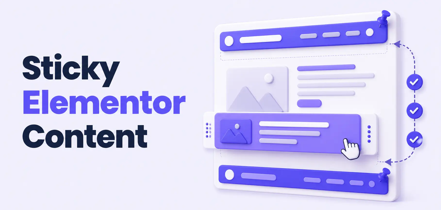 How to Add Sticky Content in Elementor