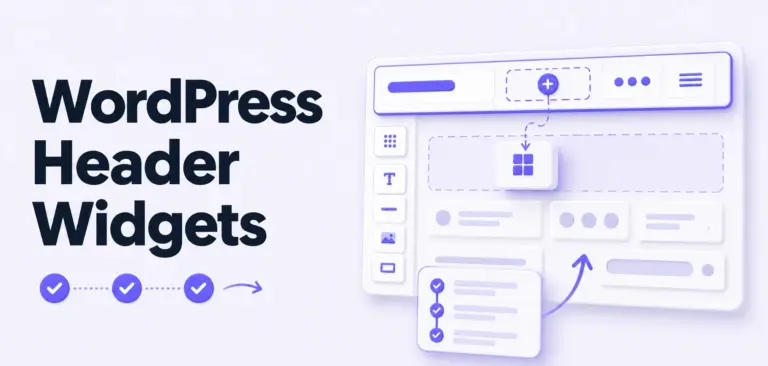 How to Add Widgets to Your Website Header
