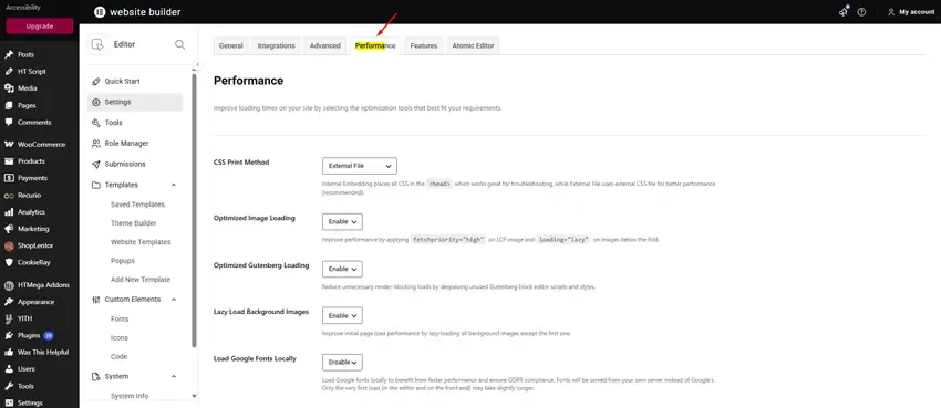 Features of Elementor
