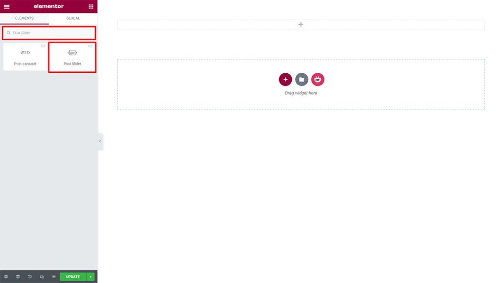 Post Slider Widget - HT Mega Addons for Elementor