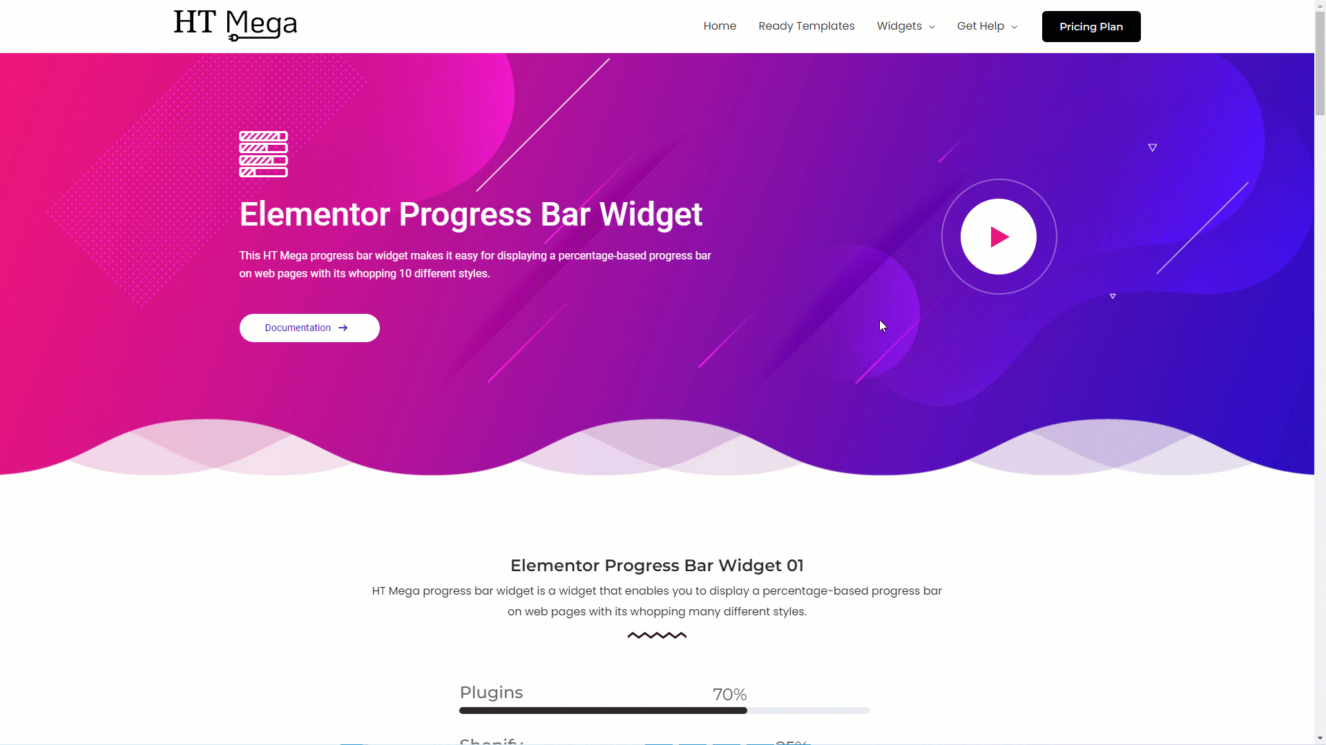 Progress Bar Widget