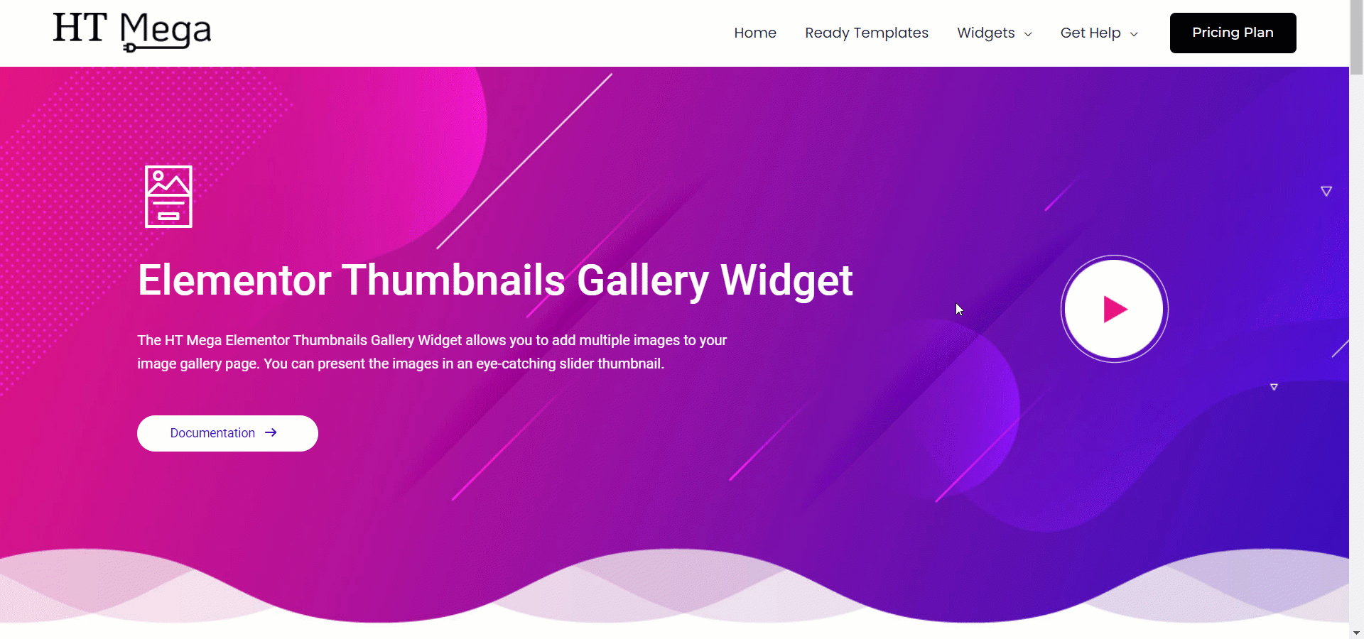 Slider Thumbnails Gallery Widget