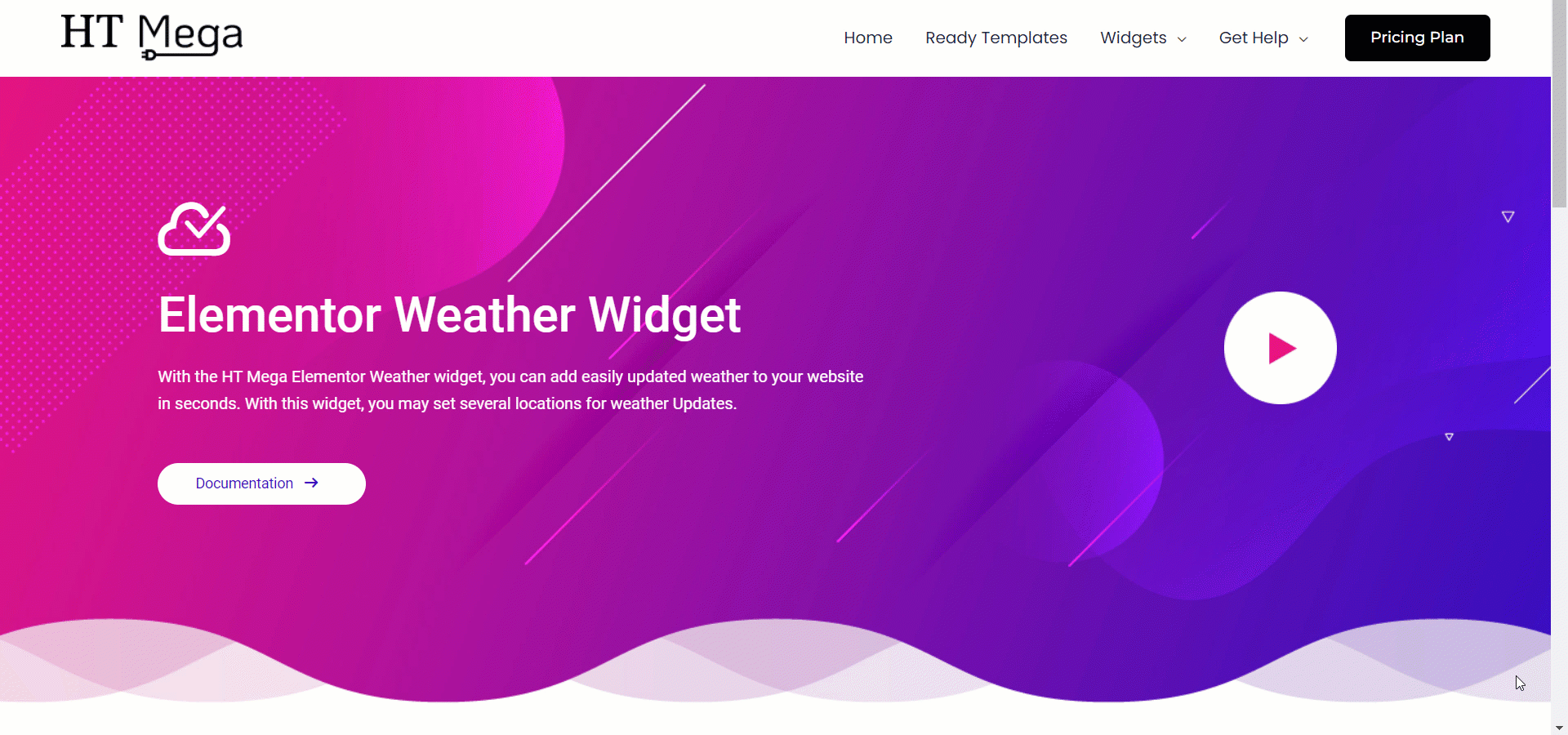 Weather Widget - HT Mega Addons for Elementor