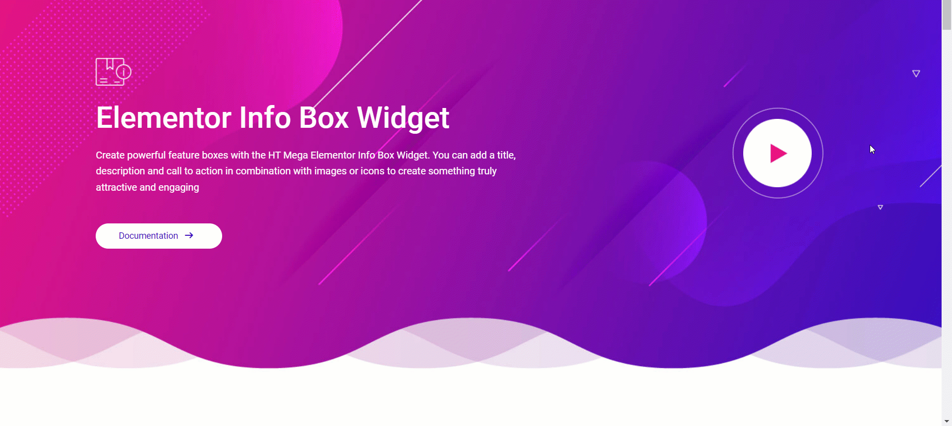 Elementor Info Box Widget