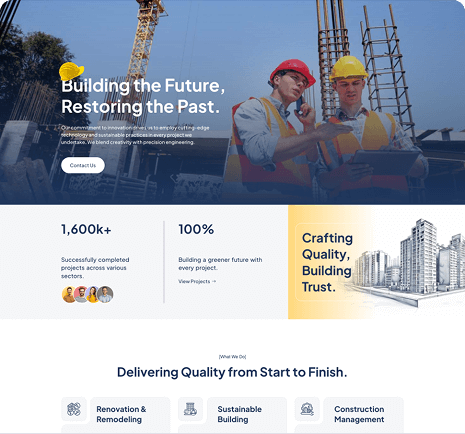 Constia - Construction Template