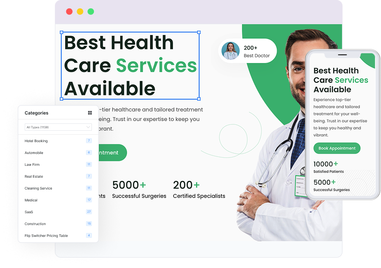 Custom Page Template - Create Your Ideal Website Design