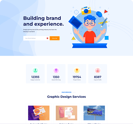 Graphic Design Agency Template