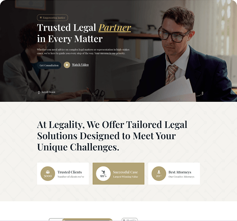 Legality - Law Firm Template