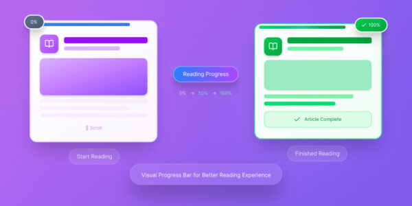 Reading Progress Bar - HT Mega Addons for Elementor